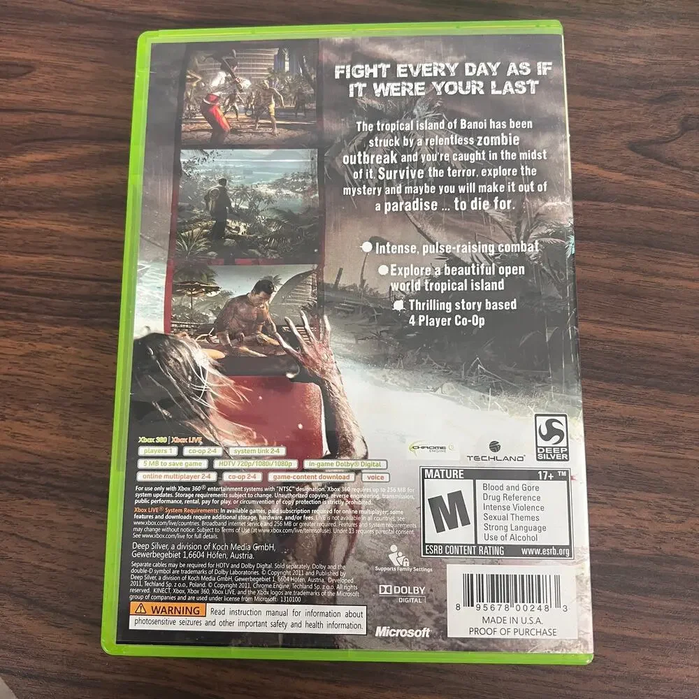 Xbox‎ 360 Lot of 3 Video Games Call of Duty Ghosts Dead Island Forza 3 CIB